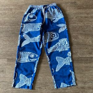 Fish Print Pants
